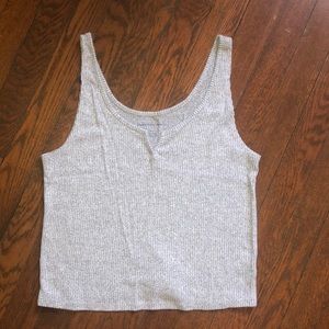Super soft light gray American Eagle tank top